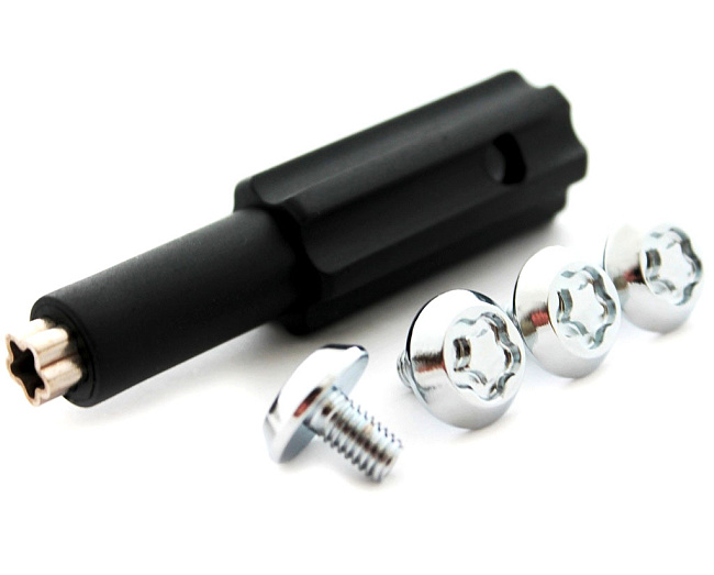 картинка Секретные винты для защиты гос.номеров M6x12x1.00 магазин  StreetTuning 