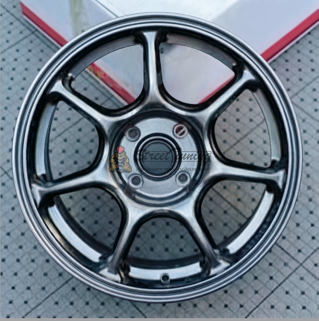 картинка Диски  Rays Volk Racing Syule R16 6.5J ET45 4X100  Glossy Gun Metal магазин  StreetTuning 