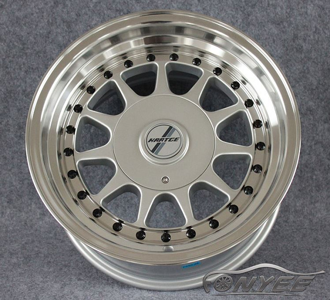 картинка Новые диски Hartge R16 4X100/5X100 ET20 J8 серебро + полированя полка магазин  StreetTuning 