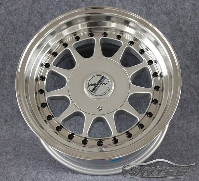 картинка Новые диски Hartge R16 4X100/4X114,3 ET25 J8 серебро + полированя полка магазин  StreetTuning 