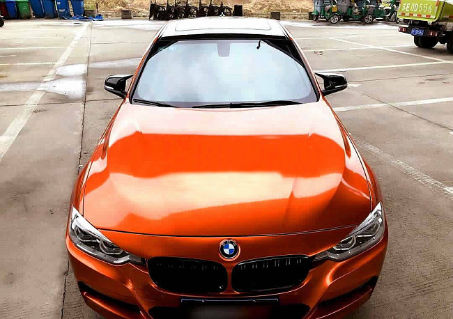 картинка Перламутр глянец металлик оранжевый Carbins USA (1.52м х 18м) магазин  StreetTuning 