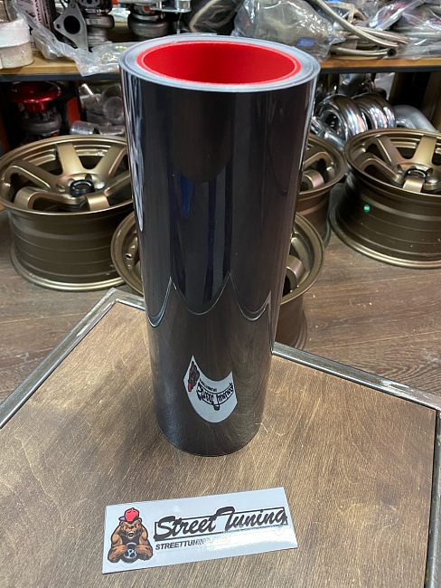 картинка Защитная полиуретановая пленка Carbins для фар PPF черная магазин  StreetTuning 