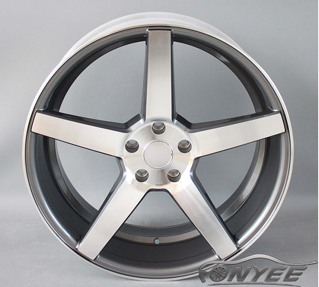 картинка Новые диски Vossen CV3 Replica R20 5X114,3 ET35 J8,5 серый глянец + серебро магазин  StreetTuning 