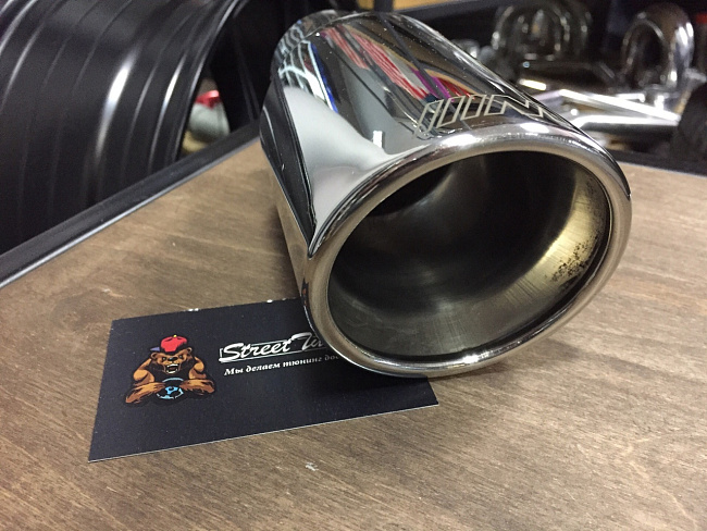 картинка Насадка на глушитель универсальная BMW M 57 - 80 магазин  StreetTuning 