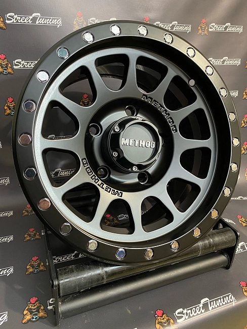 картинка Новые диски METHOD R15 J8 ET0 5x150 Black магазин  StreetTuning 
