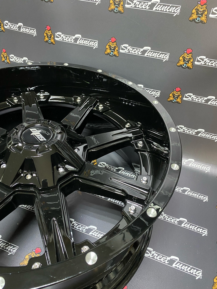 картинка Новые диски DPS R20 J9 ET(-12) 6x139.7/135 Black Gloss от магазина  StreetTuning