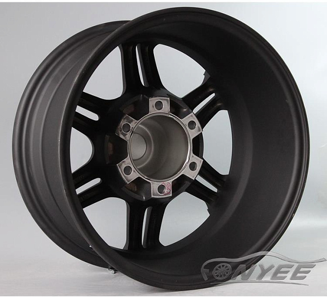 картинка Новые диски MF-959 R16 6X139,7 ET0 J8 черный мат + серебро магазин  StreetTuning 