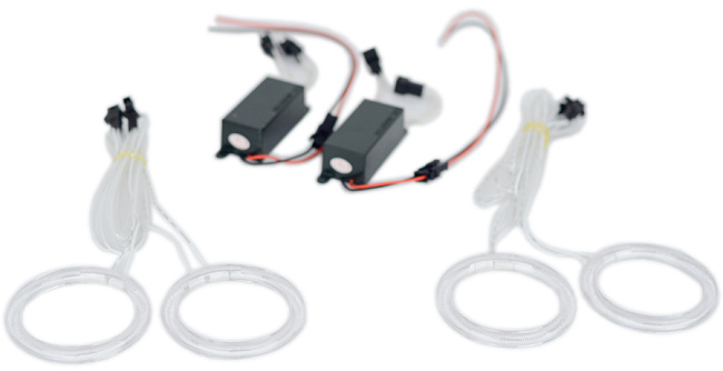 картинка Газоразрядные ангельские для (Nissan/Infiniti). Диаметр 72 мм х 72 мм. магазин  StreetTuning 