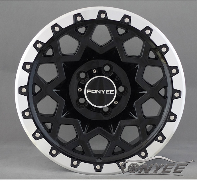 картинка Новые диски Black Rhino Sprocket R15 5X114,3 ET-15 J8,5 черный + серебро магазин  StreetTuning 