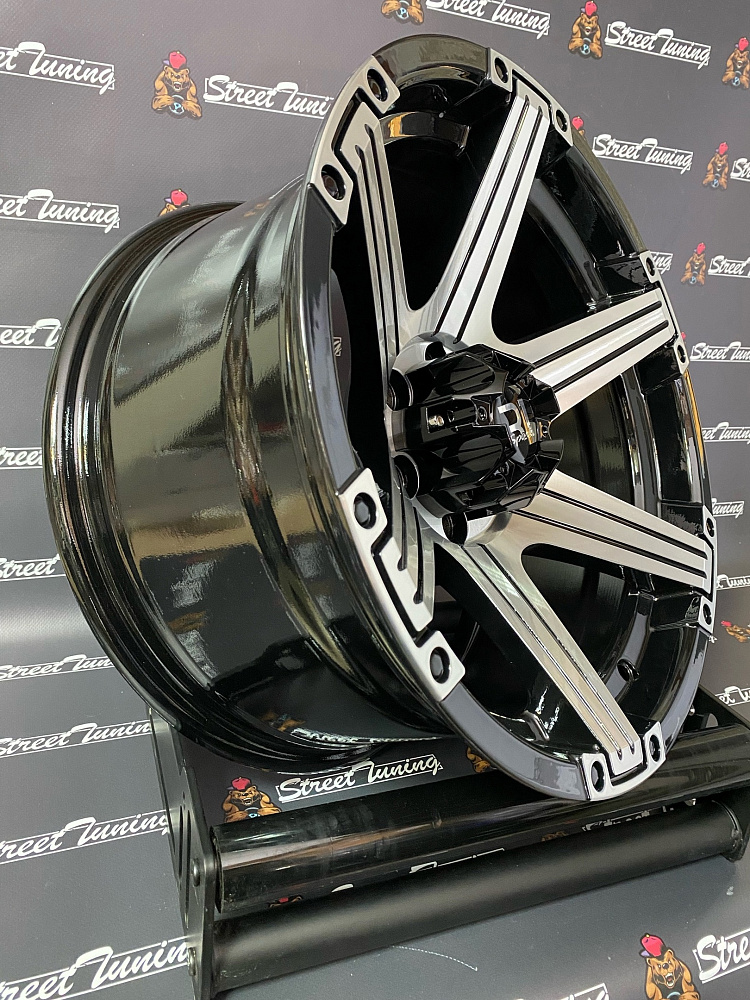 картинка Новые диски Off Road R16 J8 ET -15 6x114.3 Black+Silver от магазина  StreetTuning