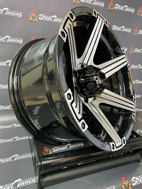 картинка Новые диски Off Road R16 J8 ET -15 6x114.3 Black+Silver магазин  StreetTuning 