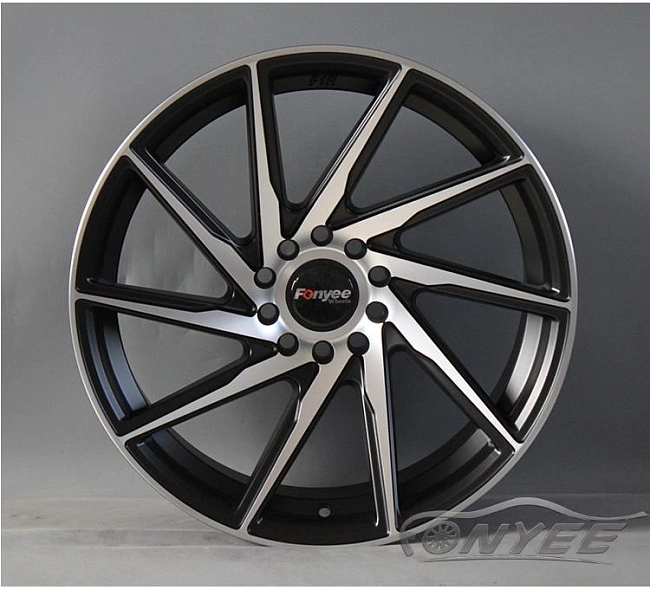 картинка Новые диски F1R F29 R18 5х120/114,3 ET38 J9,5 черный + серебро магазин  StreetTuning 