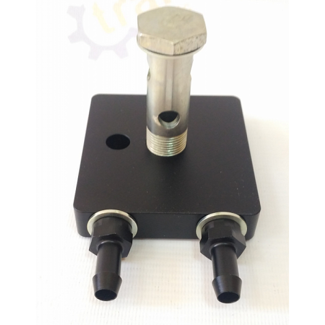 картинка Адаптер-проставка под теплообменник AL4 / DP0 / DP2 / DP8 8201626600 блок распределения масла магазин  StreetTuning 