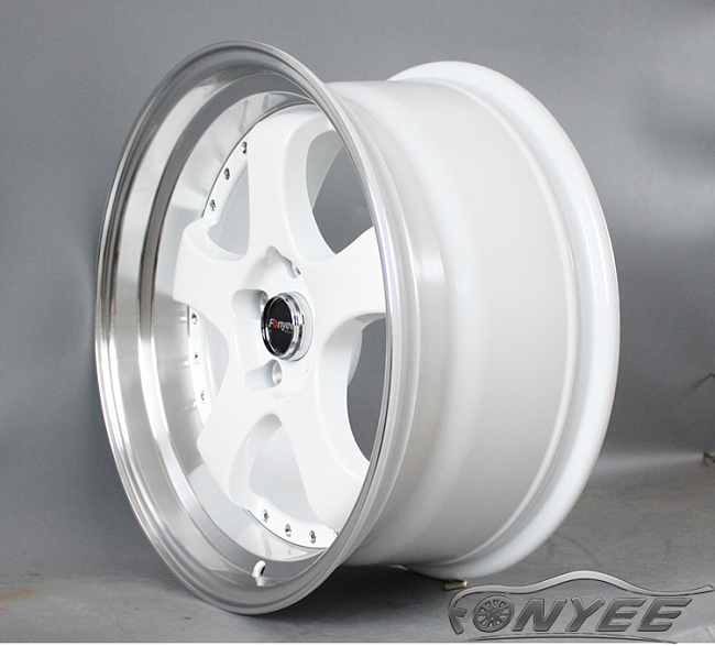 картинка Новые диски JNC 017 R18 5X112 ET25 J9,5 белый + серебро магазин  StreetTuning 