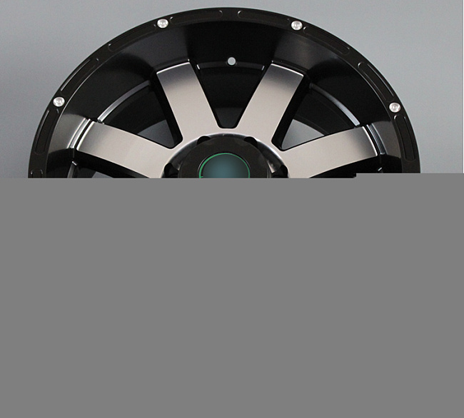 картинка Новые диски R wheels R20 8X165,1 ET0 J9 черный мат + серебро магазин  StreetTuning 