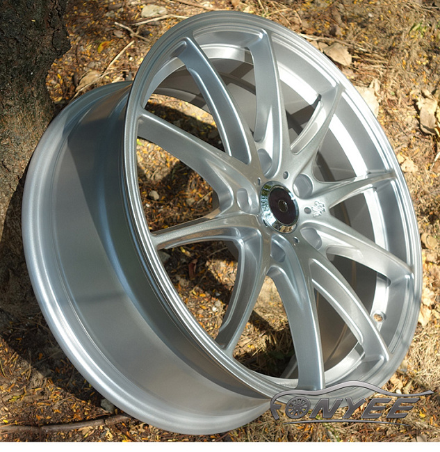 картинка Новые диски Rays G25 R17 5X100 ET40 J7 серебро магазин  StreetTuning 
