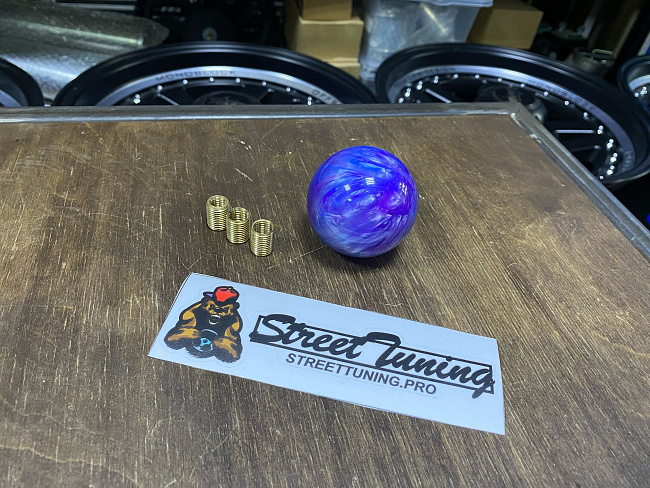 картинка Ручка переключения передач микс розовый+ фиолетовый перламутр JDM магазин  StreetTuning 