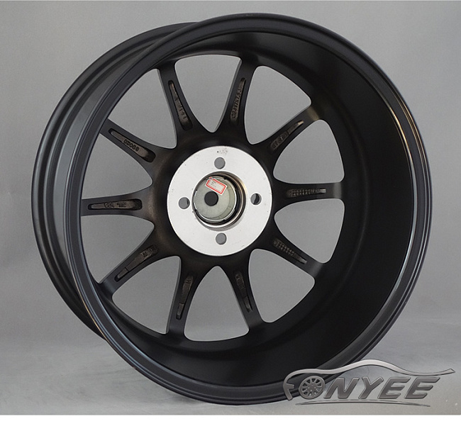 картинка Новые диски RAYS CE28N R17 4X100 ET35 J7,5 черный мат + полированная полка магазин  StreetTuning 