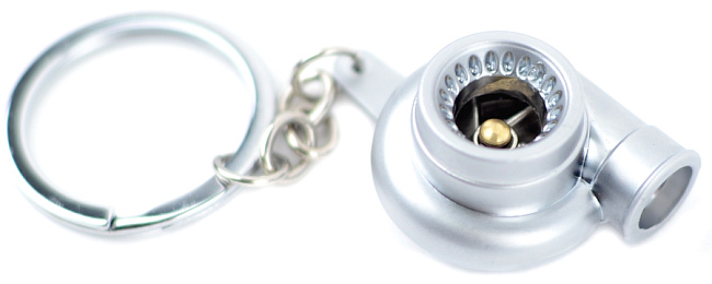 картинка Брелок турбина серый магазин  StreetTuning 