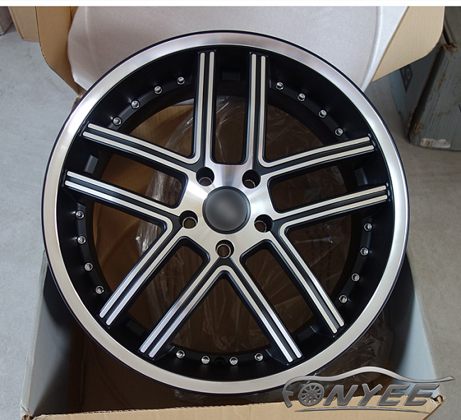 картинка Новые диски Koko Kuture Intake R20 5х120 ET20 J10 черный мат + серебро магазин  StreetTuning 