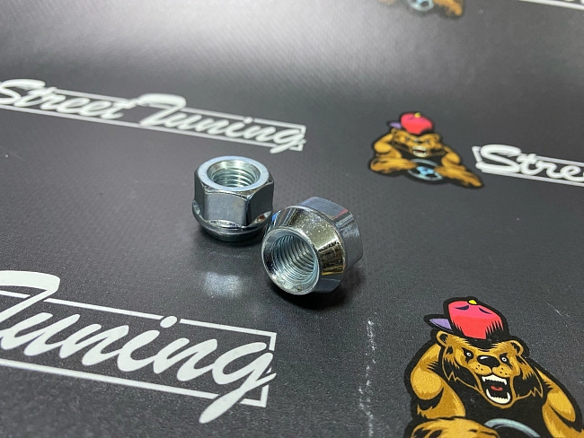 картинка Гайка Starleks M14x1.5, конус, высота 17 мм, ключ 19 мм,открытая магазин  StreetTuning 