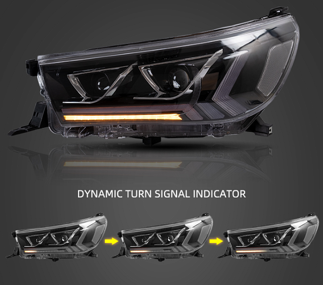 картинка Передние фары для Toyota Hilux pick up 2015+ магазин  StreetTuning 