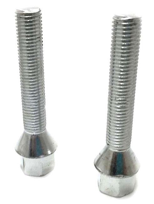 картинка Болт Starleks М12х1,25, высота 75 мм,конус, ключ 17мм, цинк (C17B75) магазин  StreetTuning 