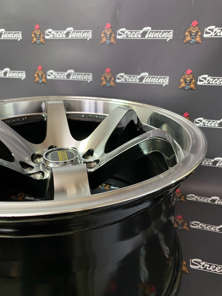 картинка Новые диски Rays TE37 R16 J8.25 ET20 5x100/5x114.3 Silver+Black от магазина  StreetTuning