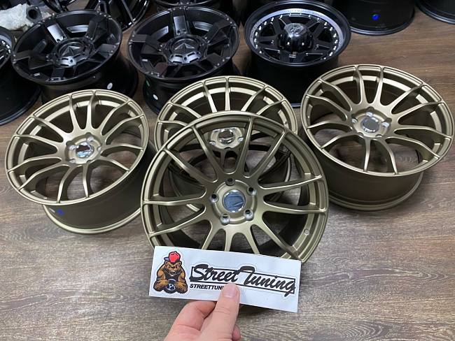 картинка Новые диски RAYS Gram Lights 57 Xtreme R18 5X114,3 ET33 J8,5 бронза матовая магазин  StreetTuning 