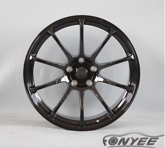 картинка Новые диски Advan RS R19 5x114,3 ET35 J9,5 черный глянец магазин  StreetTuning 