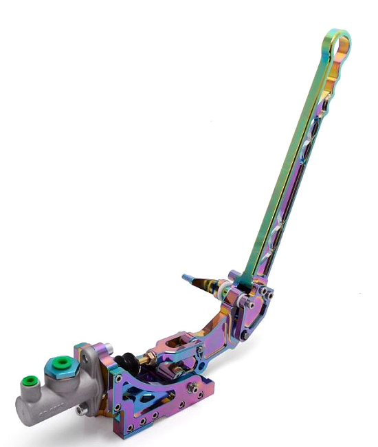 картинка Ручник гидравлический фрезерованный EPMAN, неохром магазин  StreetTuning 