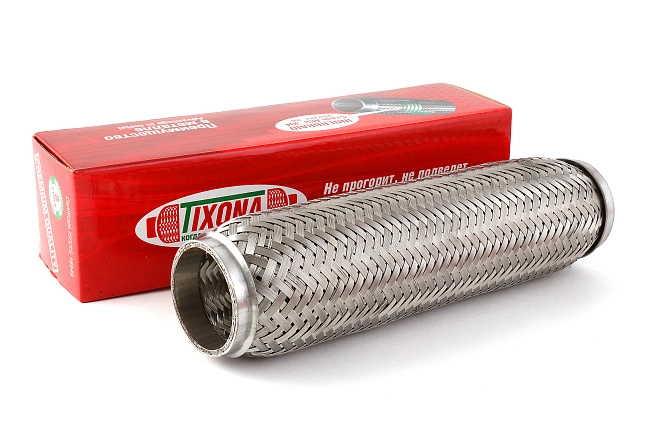 картинка Гофра глушителя Tixona (сталь 304 трехслойная) 55*300 магазин  StreetTuning 