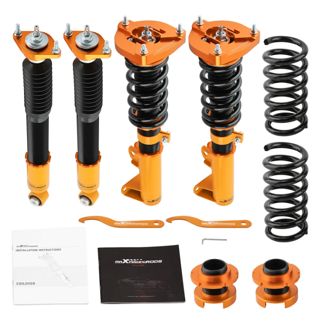 картинка Койловеры Maxpeedingrods для Mercedes Benz C-Class W204 RWD 2008-2014 магазин  StreetTuning 