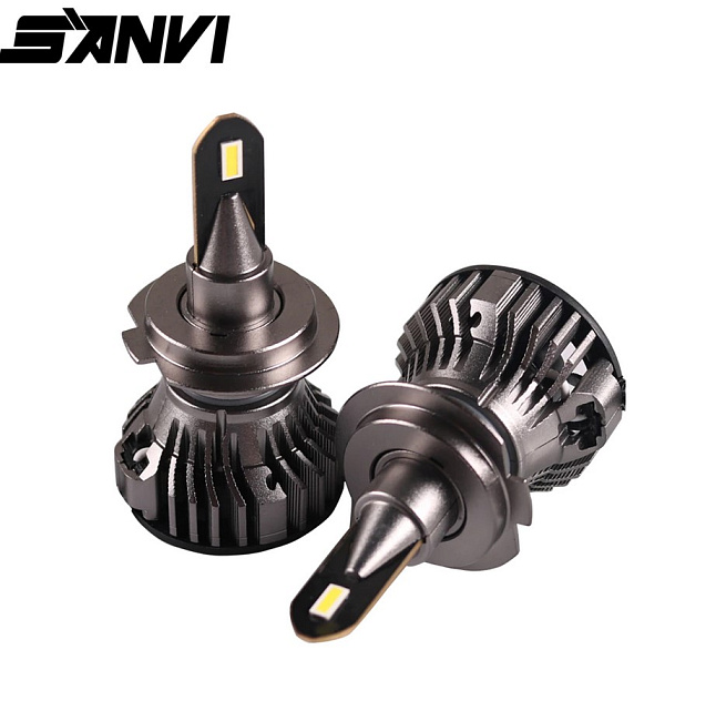 картинка Светодиодные лампы Sanvi - H7 6000к, комплект 2 шт магазин  StreetTuning 