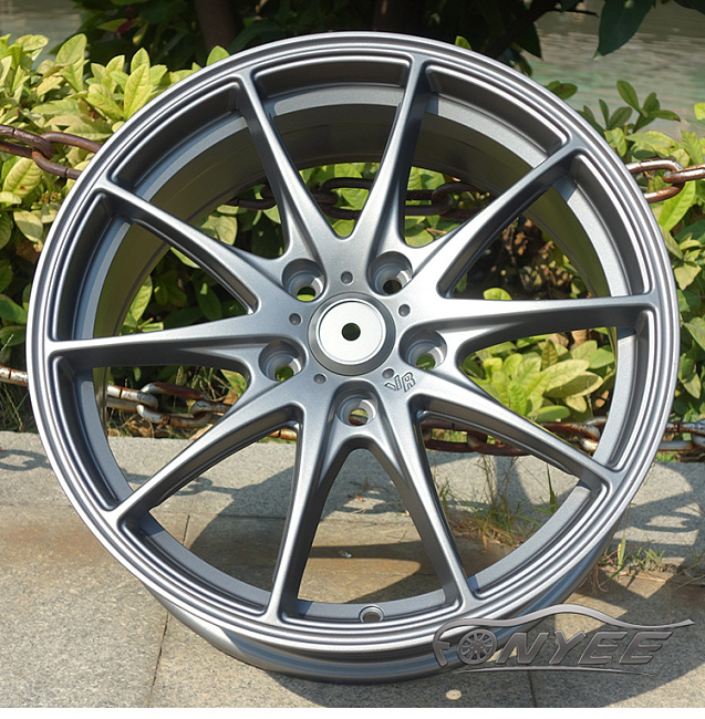 картинка Новые диски Rays G25 R15 4X100 ET38 J6,5 серебристо-серый матовый магазин  StreetTuning 