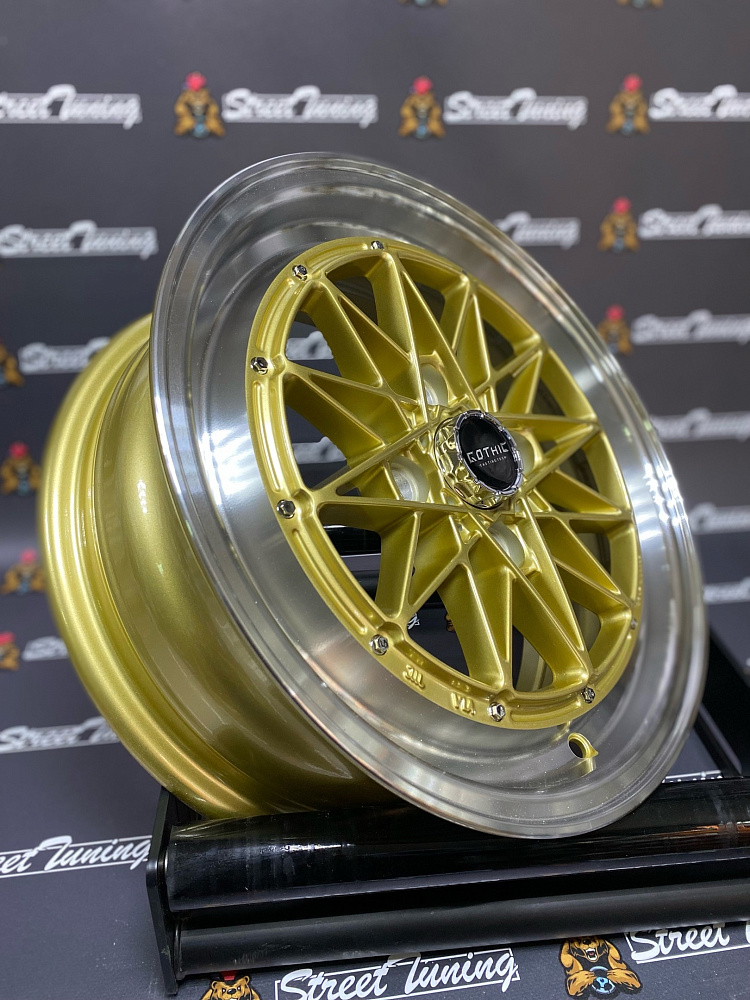 картинка Новые диски Work Equip R14 J5 ET15 4x100 Gold + Silver от магазина  StreetTuning