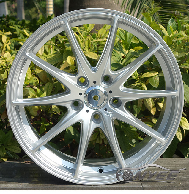 картинка Новые диски Rays G25 R18 5X112 ET38 J8 серебро магазин  StreetTuning 