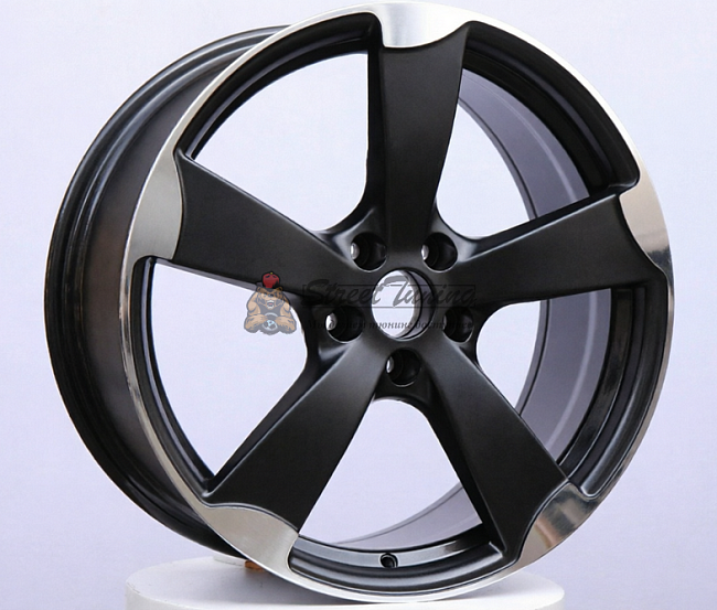 картинка Диски Rotor BK217 R20 J9 ET30 5X112 gray+polished магазин  StreetTuning 