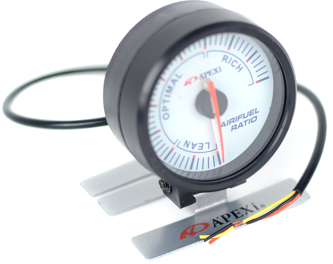 картинка Датчик топливной смести Apexi Style, белое табло. магазин  StreetTuning 