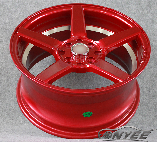 картинка Новые диски Vossen CV3 Replica R16 4X114,3/4X100 ET35 J7,5 красный глянец магазин  StreetTuning 