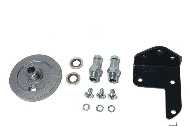 картинка Кронштейн-база выносного фильтра АКПП  F01, M20/12 мм магазин  StreetTuning 