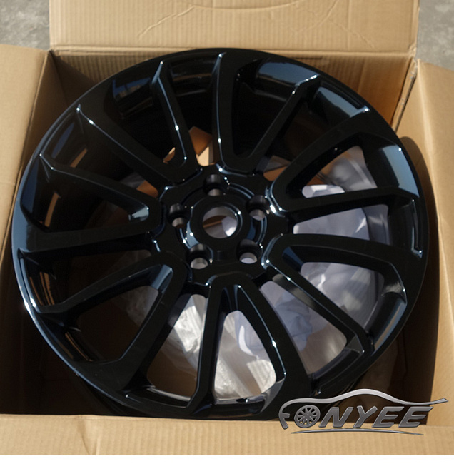 картинка Новые диски Range Rover Autobiography Wheels HSE Sport R21 5x120 ET49 J9,5 черный глянец магазин  StreetTuning 