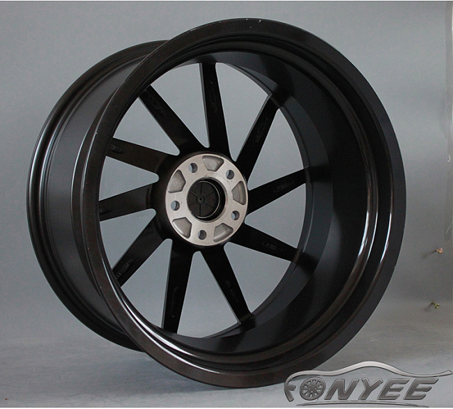 картинка Новые диски Vossen CVT-R Replica R19 5X112 ET35 J9,5 черный мат + серебро магазин  StreetTuning 