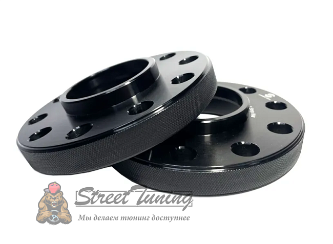 картинка Проставка Starleks 20 мм 5x120 с цо 72.6/74.1 сквозная, черная магазин  StreetTuning 