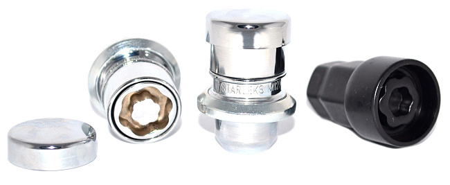 картинка Комплект секретных гаек 12x1.5, 37.5 мм, пресс-шайба. - С763845-S10EM-2Key магазин  StreetTuning 