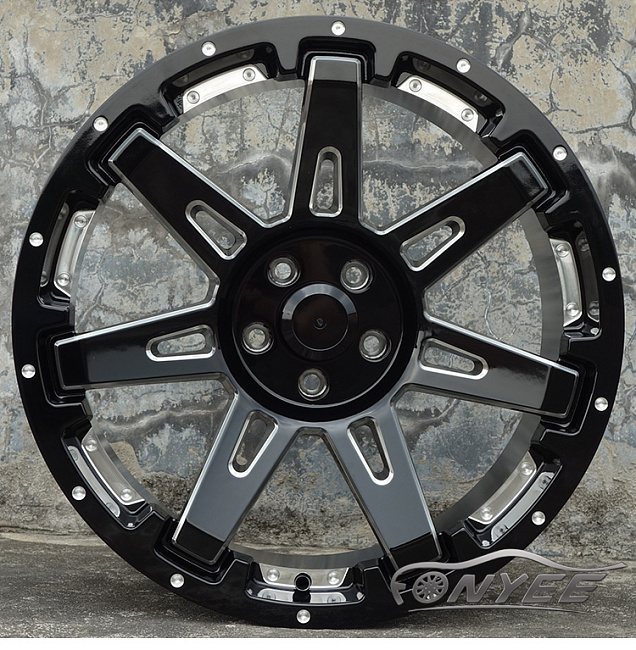 картинка Новые диски SSA R20 5x114,3 ET30 J9 черные + серебро магазин  StreetTuning 