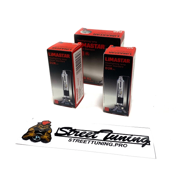 картинка Ксеноновые лампы Limastar D2R , 6000К, к-т 2 шт магазин  StreetTuning 