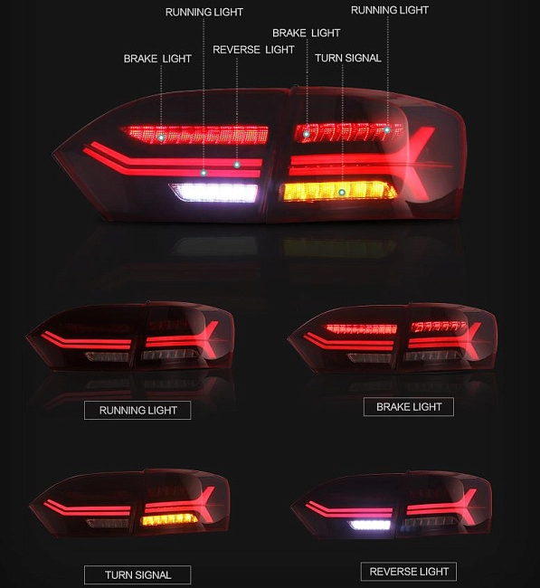 картинка Задние фонари Volkswagen Jetta 6 2011-2013 магазин  StreetTuning 