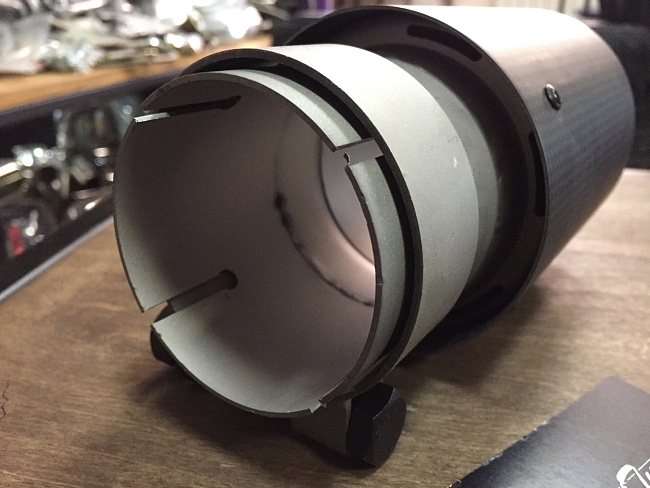 картинка Насадка на глушитель универсальная Akrapovic style 63 - 89 #2 магазин  StreetTuning 