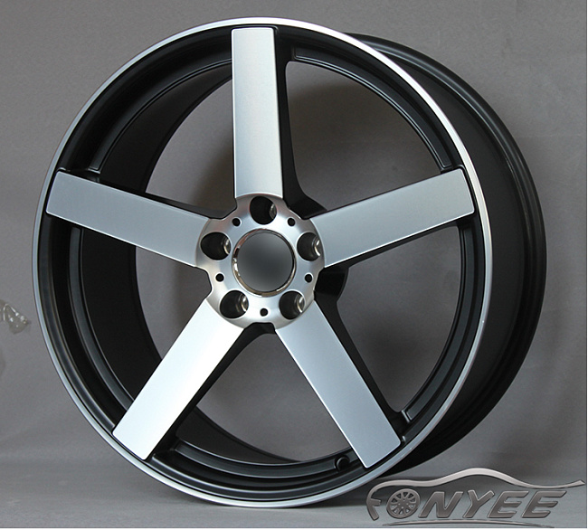 картинка Новые диски Vossen CV3 Replica R19 5X114,3 ET38 J9,5 черный + серебро магазин  StreetTuning 